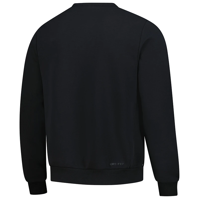 Sweat-shirt Nike noir Cleveland Cavaliers Authentic Standard Issue Travel Dri-FIT pour homme