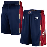 Men's Nike Navy Cleveland Cavaliers Classic Edition Hardwood Classics Swingman Shorts