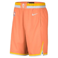 Men's Nike  Orange Cleveland Cavaliers 2025/26 City Edition Remix Dri-FIT Swingman Shorts