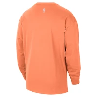 Men's Nike  Orange Cleveland Cavaliers 2025/26 City Edition Remix Essential Logo Long Sleeve T-Shirt