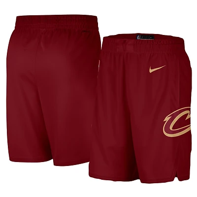 Short Nike Wine Cleveland Cavaliers 2020/21 Association Edition Swingman Performance pour Homme