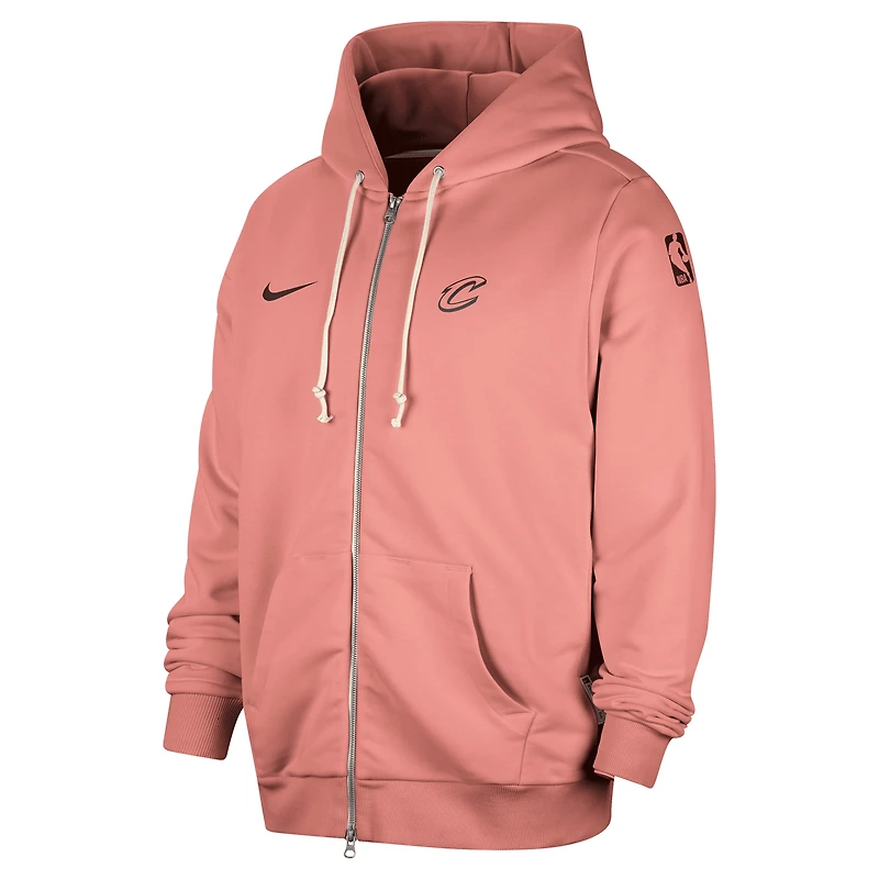 Men's Nike Red Cleveland Cavaliers Authentic Standard Issue Full-Zip Hoodie Jacket