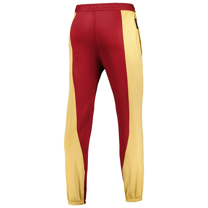 Pantalon Nike Vin/Or Cleveland Cavaliers 2023/24 Authentic Showtime pour Homme