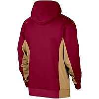 Men's Nike Wine Cleveland Cavaliers 2023/24 Authentic Showtime Full-Zip Hoodie