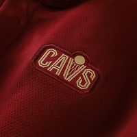 Men's Nike Wine Cleveland Cavaliers 2025/26 Authentic Coaches Quarter-Zip Dri-Fit Top