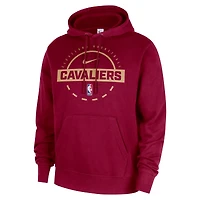 Sweat à capuche Nike Wine Cleveland Cavaliers 2025/26 Authentic Practice Club pour homme