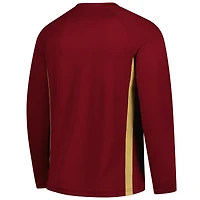 Men's Nike Wine Cleveland Cavaliers 2025/26 Authentic Pre-Game Legend Dri-FIT Long Sleeve Shooting Shirt