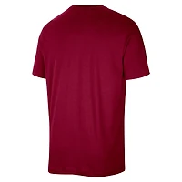 Men's Nike  Wine Cleveland Cavaliers Authentic Practice T-Shirt