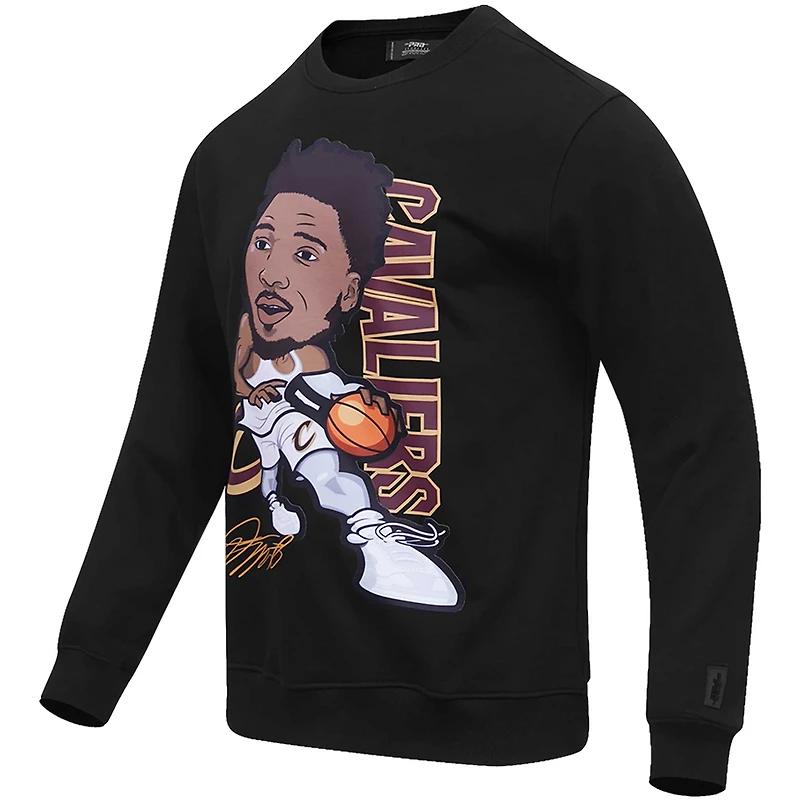 Sweat à capuche Pro Standard Donovan Mitchell Avatar Cleveland Cavaliers noir pour homme