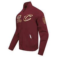 Men's Pro Standard Wine Cleveland Cavaliers Area Code Full-Zip Jacket