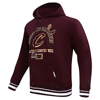 Sweat à capuche pour homme Pro Standard Wine Cleveland Cavaliers Area Code