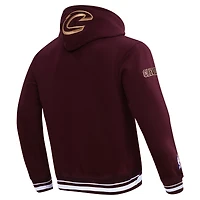 Sweat à capuche pour homme Pro Standard Wine Cleveland Cavaliers Area Code