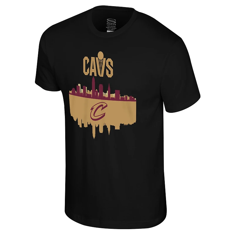 T-shirt noir Stadium Essentials pour homme, Cleveland Cavaliers Cities