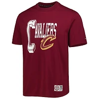 T-shirt Tommy Jeans Cleveland Cavaliers Mel Varsity bordeaux pour homme