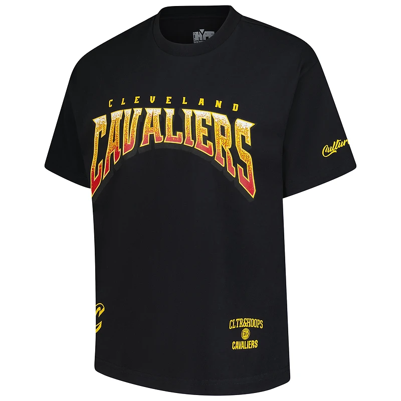 Men's Two Hype Black Cleveland Cavaliers Drip & Dime Collection Premium T-Shirt