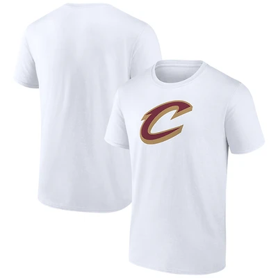 Men's  White Cleveland Cavaliers Primary Logo T-Shirt