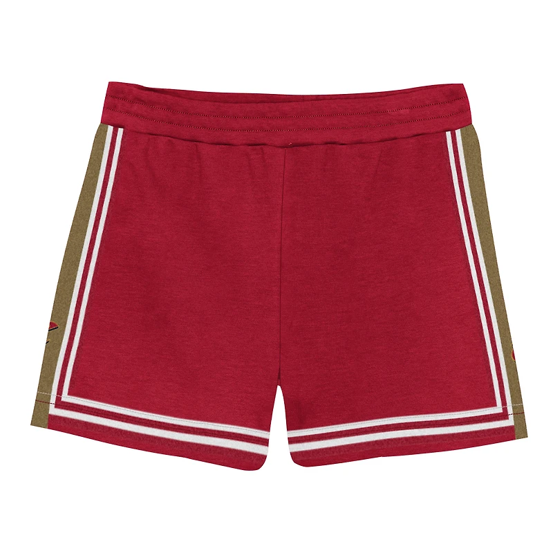 Ensemble T-shirt et short Mitchell & Ness LeBron James Wine Cleveland Cavaliers Play by Place pour enfants d'âge préscolaire