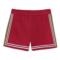 Ensemble T-shirt et short Mitchell & Ness LeBron James Wine Cleveland Cavaliers Play by Place pour enfants d'âge préscolaire
