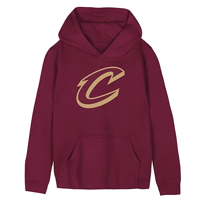 Preschool Outerstuff  Wine Cleveland Cavaliers Primary Logo Hoodie