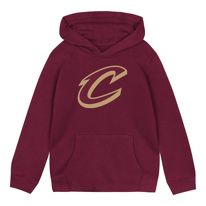 Toddler Outerstuff  Wine Cleveland Cavaliers Primary Logo Hoodie