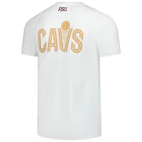 T-shirt unisexe blanc FISLL avec logo Burst des Cleveland Cavaliers