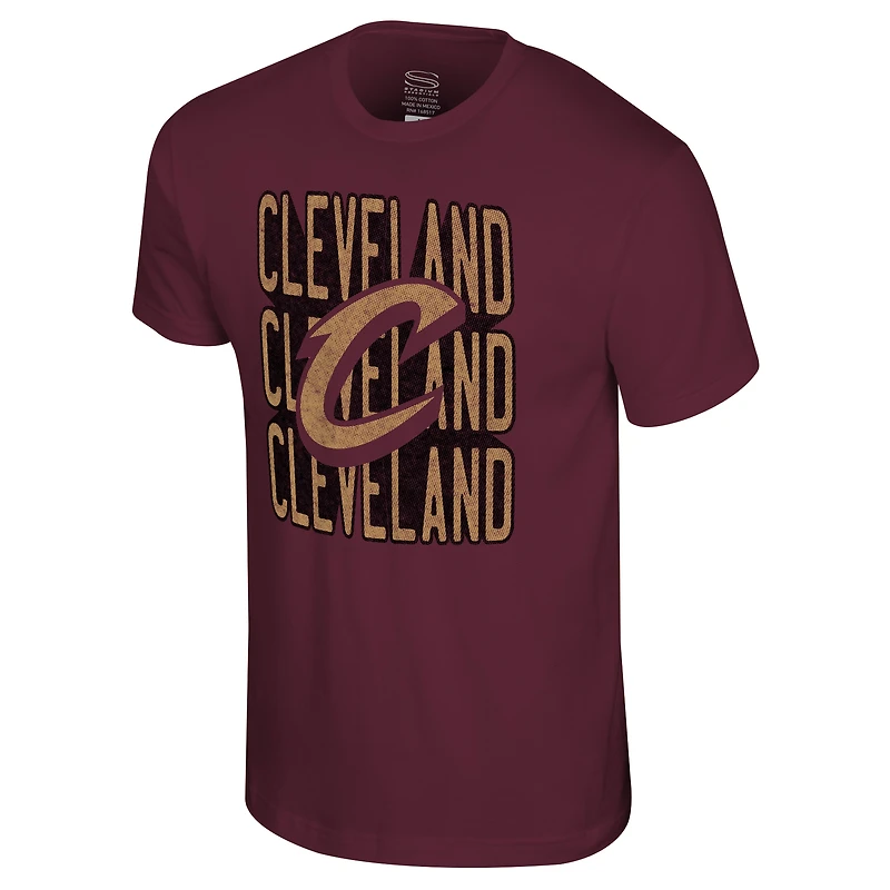 Unisex Stadium Essentials  Burgundy Cleveland Cavaliers Step Up T-Shirt