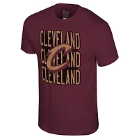 Unisex Stadium Essentials  Burgundy Cleveland Cavaliers Step Up T-Shirt