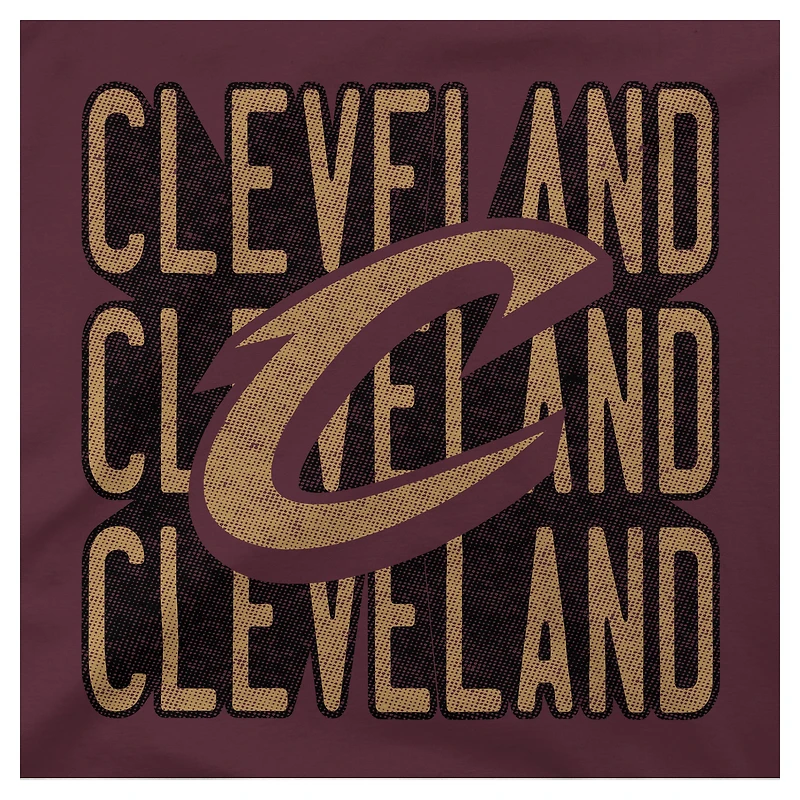 Unisex Stadium Essentials  Burgundy Cleveland Cavaliers Step Up T-Shirt