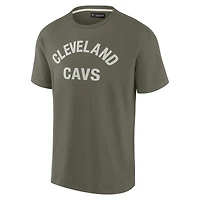 T-shirt unisexe Fanatics Olive Cleveland Cavaliers Elements super doux à manches courtes