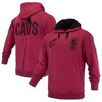 Sweat à capuche unisexe FISLL Wine Cleveland Cavaliers Logoman Shadow Collection