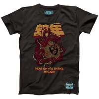 T-shirt unisexe NBALab x Hyperfly Heather Black Cleveland Cavaliers Collection Année du serpent Nouvel An lunaire