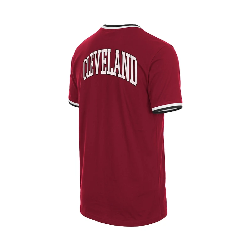 Unisex New Era Wine Cleveland Cavaliers Sport Classics Capsule V-Neck Fashion Jersey