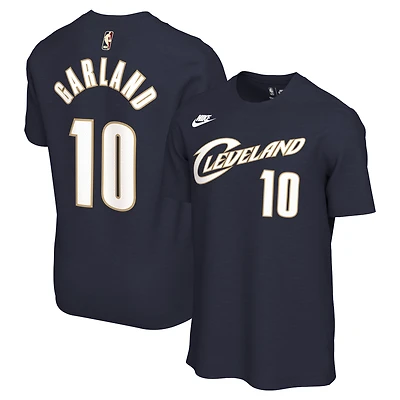 Unisex Nike Darius Garland Navy Cleveland Cavaliers Name & Number T-Shirt - Classic Edition