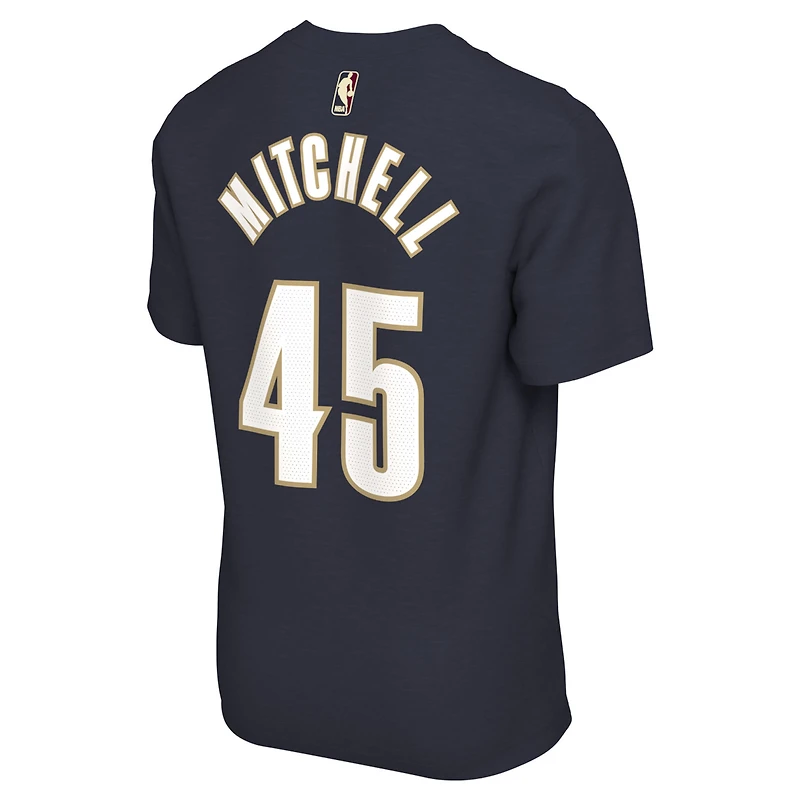 Unisex Nike Donovan Mitchell Navy Cleveland Cavaliers Name & Number T-Shirt - Classic Edition