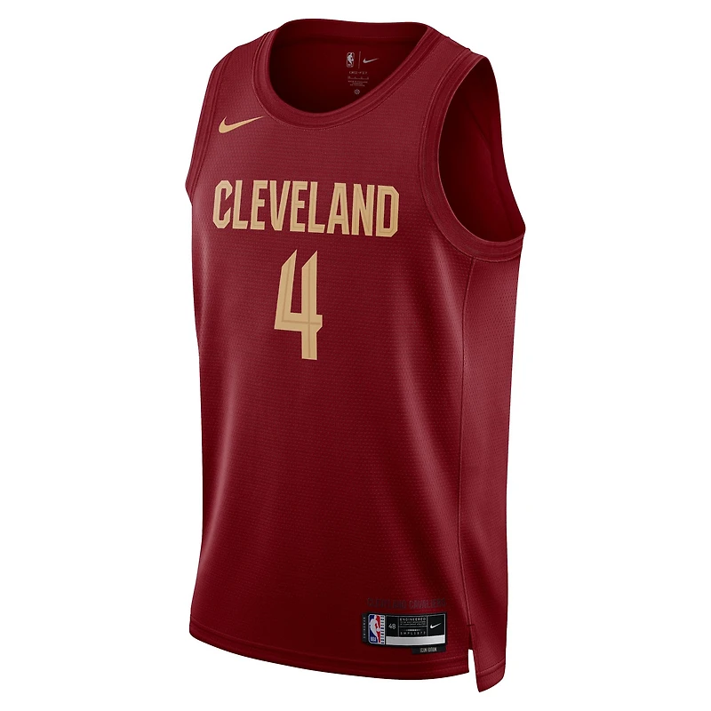 Maillot Nike Evan Mobley Wine Cleveland Cavaliers Swingman unisexe - Édition Icon