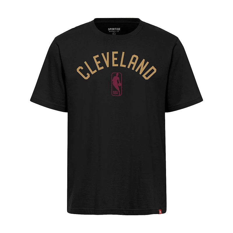 T-shirt unisexe Sportiqe noir premium Duke des Cleveland Cavaliers
