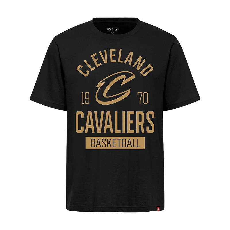 Unisex Sportiqe  Black Cleveland Cavaliers Duke Premium T-Shirt