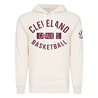 Unisex Sportiqe  Cream Cleveland Cavaliers Olsen Tri-Blend Pullover Hoodie