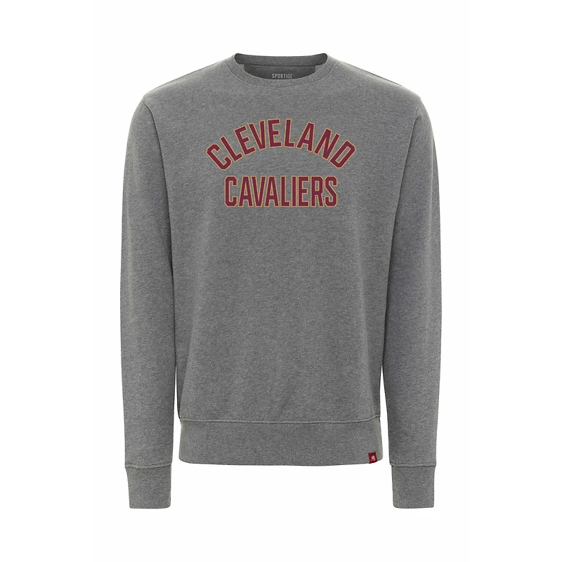Sweat-shirt unisexe Sportiqe gris Cleveland Cavaliers Genuine Issue Collection Biltmore