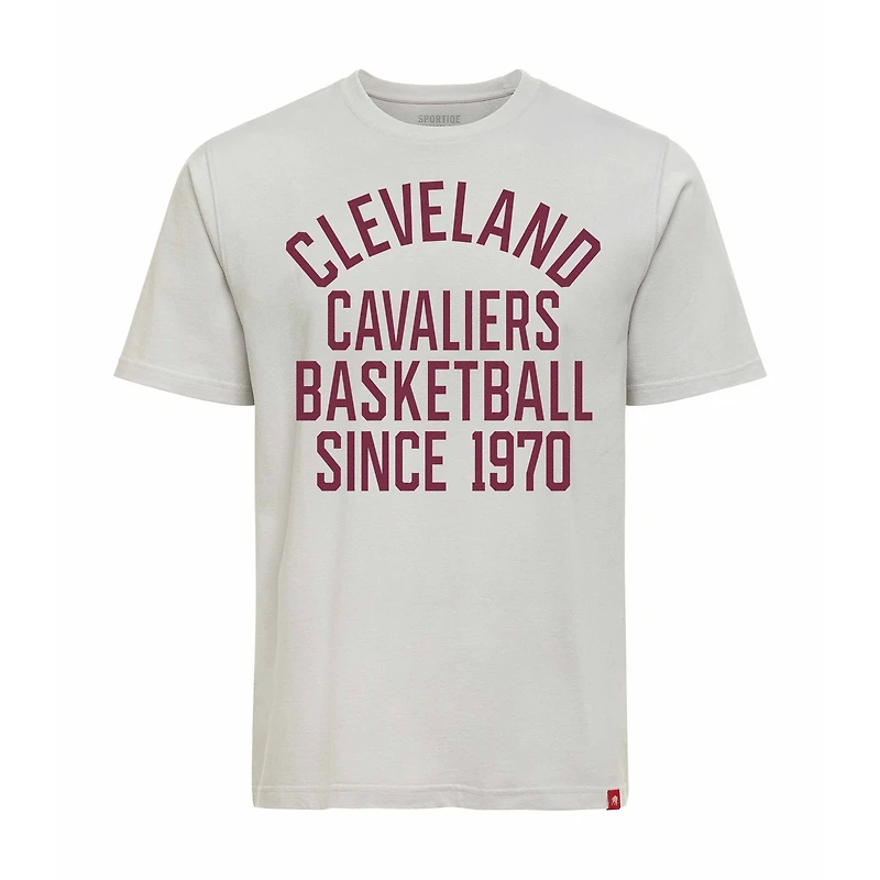 Unisex Sportiqe Gray Cleveland Cavaliers Genuine Issue Collection Duke T-Shirt