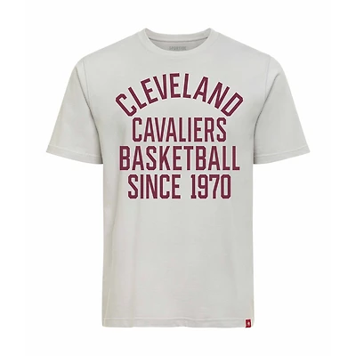 Unisex Sportiqe Gray Cleveland Cavaliers Genuine Issue Collection Duke T-Shirt