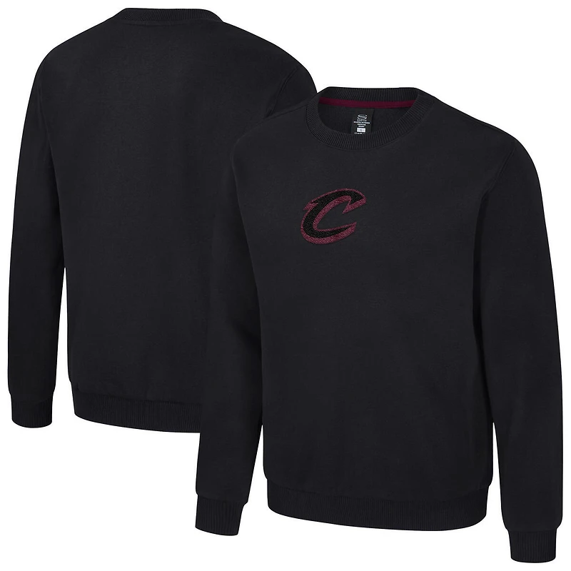 Sweat-shirt unisexe Stadium Essentials noir Cleveland Cavaliers Club Level en chenille