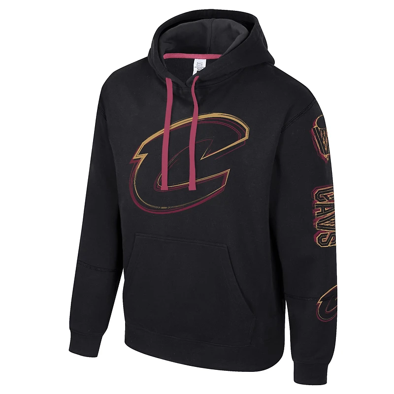 Unisex Stadium Essentials Black Cleveland Cavaliers Elementized Pullover Hoodie