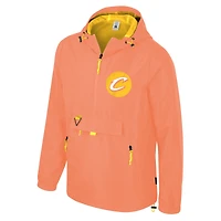 Sweat à capuche unisexe Stadium Essentials Orange Cleveland Cavaliers 2025/26 City Edition Compete fermeture éclair quart de tour