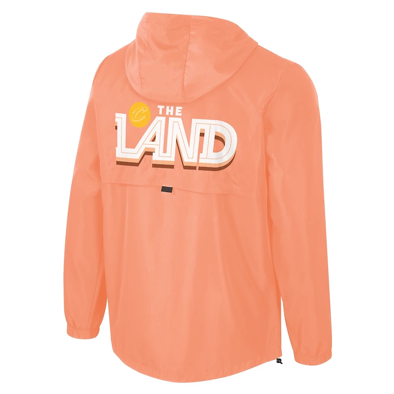 Unisex Stadium Essentials Orange Cleveland Cavaliers 2025/26 City Edition Compete Quarter-Zip Hoodie Jacket