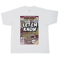 Unisex Stadium Essentials  White Cleveland Cavaliers Comic Book Cover Boxy T-Shirt