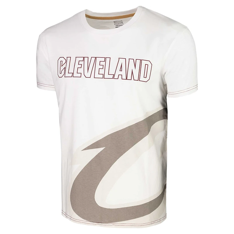 T-shirt unisexe avec tableau de bord des Cleveland Cavaliers Stadium Essentials, blanc