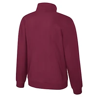 Pull unisexe Stadium Essentials Bordeaux Cleveland Cavaliers Varsity Trainer à quart de zip