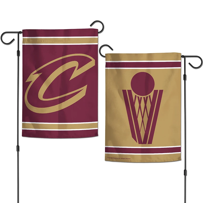 Drapeau de jardin double face WinCraft Cleveland Cavaliers 12'' x 18''