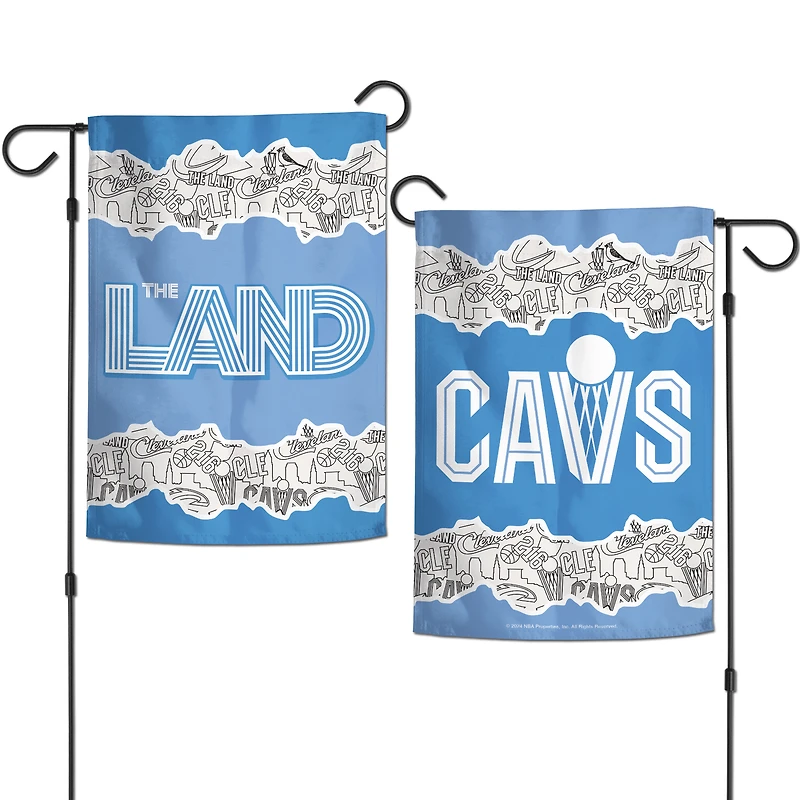 Drapeau de jardin recto verso WinCraft Cleveland Cavaliers 2024/25 City Edition 12" x 18"